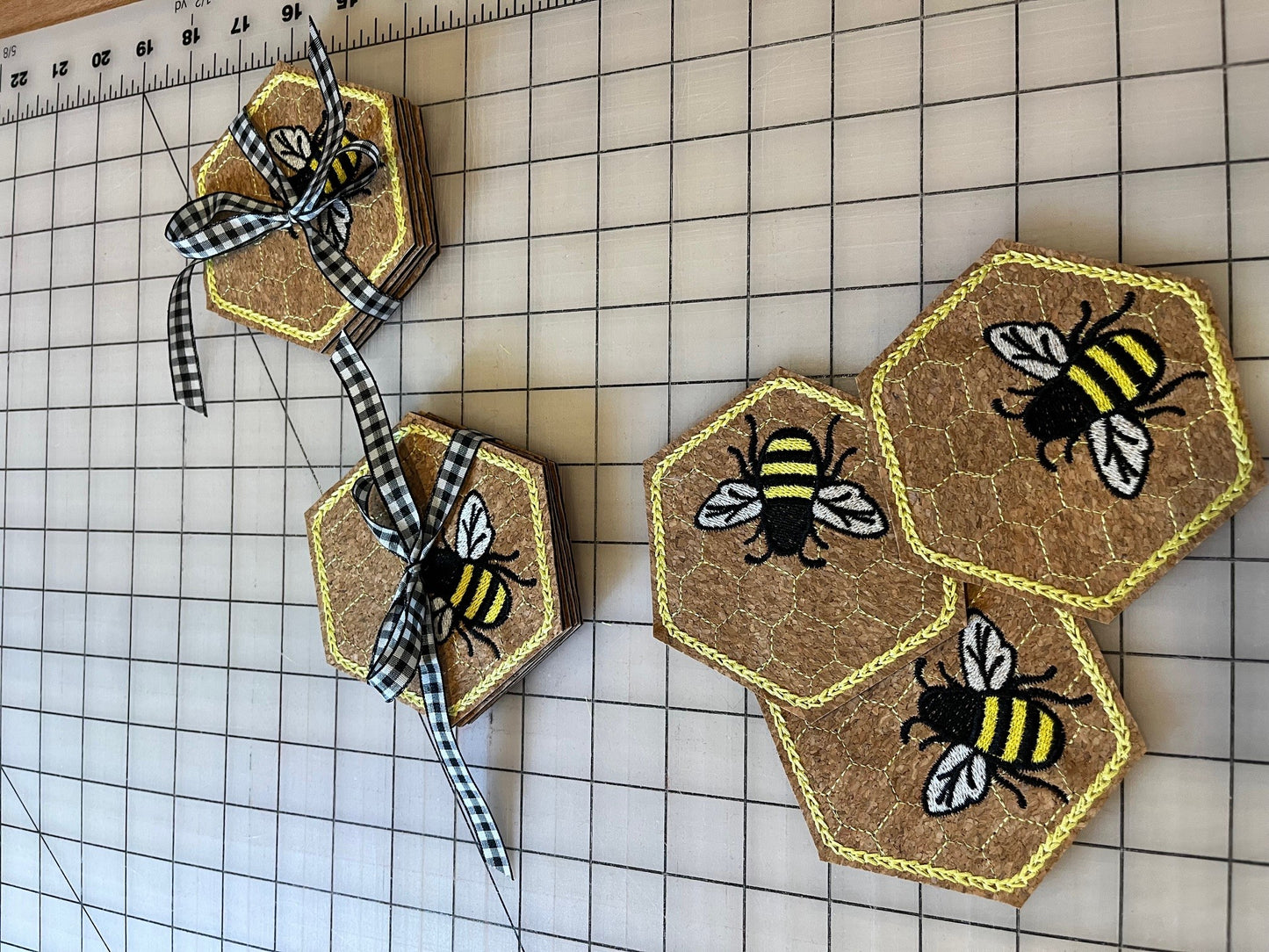 Bee Coasters